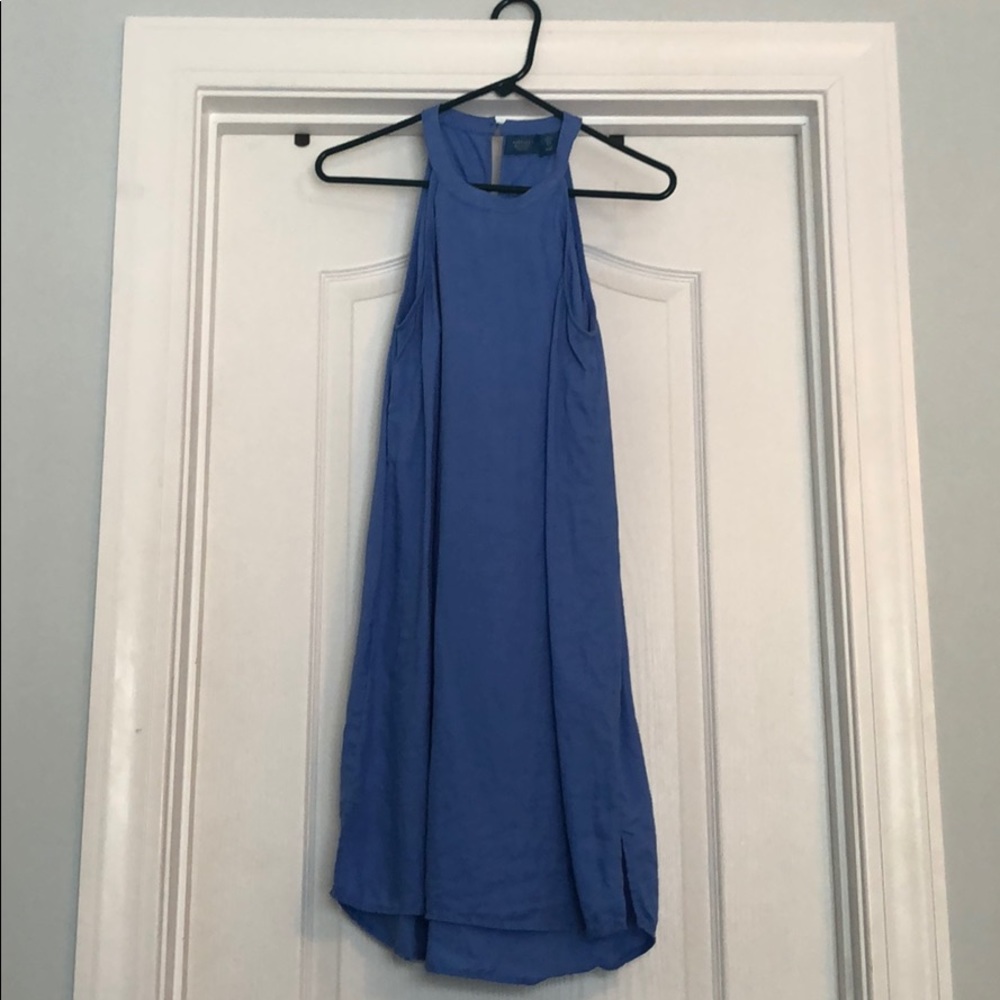 Periwinkle linen dress